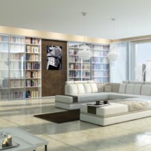 Usi glisante Biblioteca