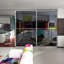 Usi glisante oglinda fumurie prodesignart