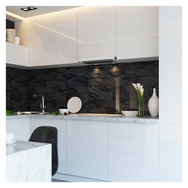 Hota Telescopica Incorporabila Tornado Storm 1200 (60), 1 motor, latime 60 cm, 3 viteze, absorbtie 1200 m3/ora, Alb - imagine 3