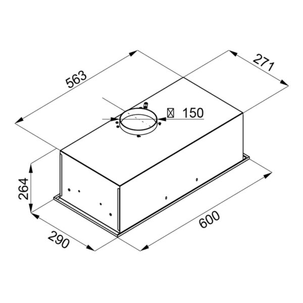 Hota Incorporabila Tornado Modul Glass 750 - imagine 4