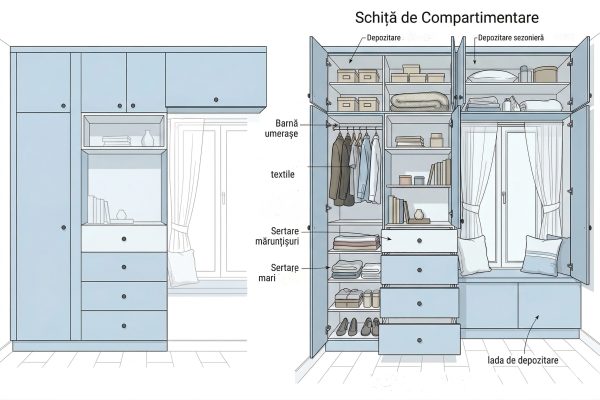 schita compartimentare