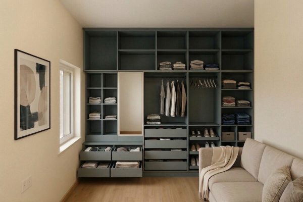 interior dulap haine camera tineret